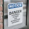 Signmission Danger Stairwell Closed Use Alternative, 5 in W x Rectangle, Vinyl Decal OS-2PACK-NS-D-57-V-10922 - alternate 2